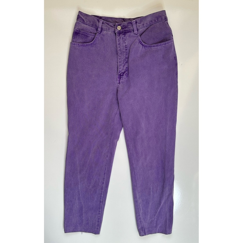VTG Frederick's Of‎ Hollywood Purple Denim Jeans / Size 9 (29")